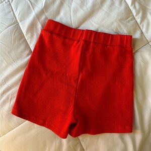 Princess Polly High Waist Red Shorts